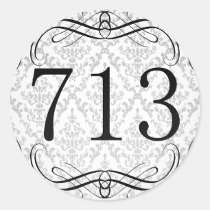 Adesivo Código de área 713