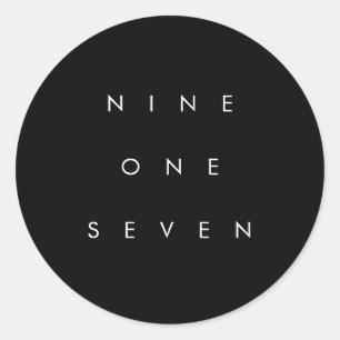 Adesivo Código de área 917