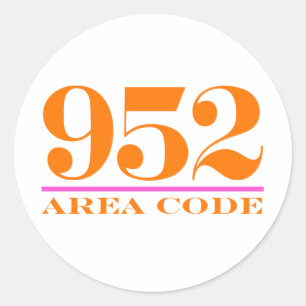 Adesivo Código de área 952