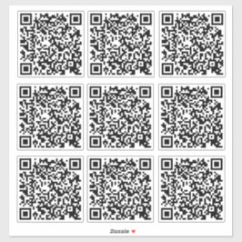Adesivo Código de QR para empresas Vinhetas de vinilo cort