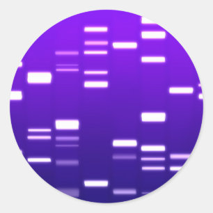 Adesivo Código Genético DNA Roxo