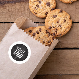 Adesivo Código QR Adicione seu logotipo simples