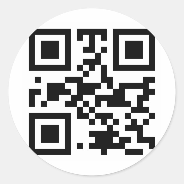 Adesivo Código QR "ATEIST" (Frente)