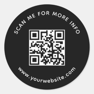 Adesivo Código QR da Empresa Profissional Digitalize-me pa