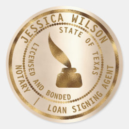 Adesivo Código QR do Agente de Assinatura de Empréstimo Pú