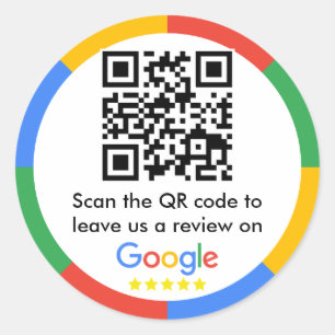 Adesivo Código QR do Google Review