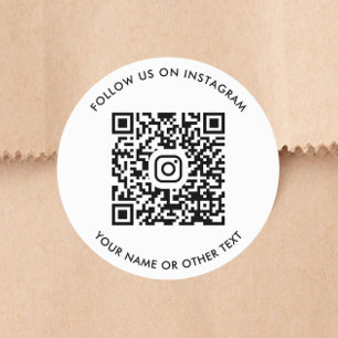Adesivo Código QR do Instagram