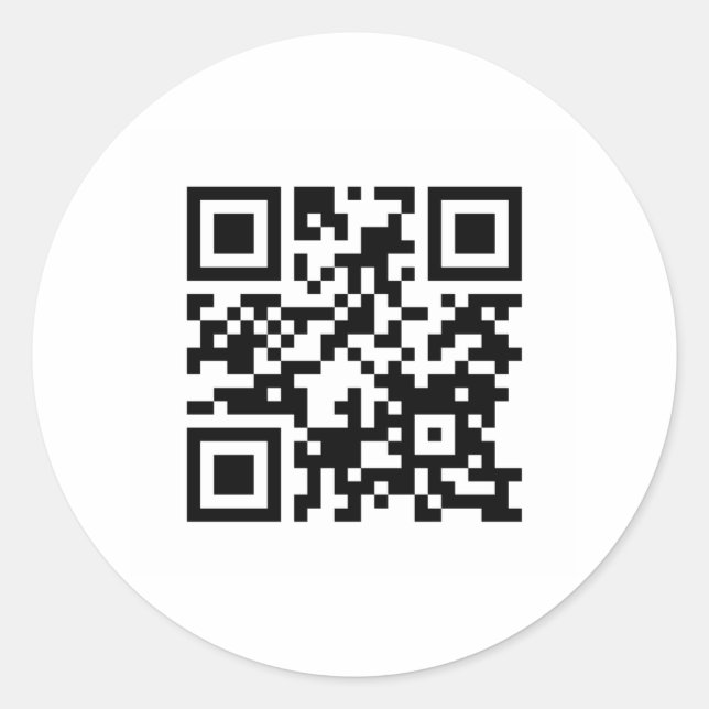 Adesivo CÓDIGO QR do Site de Propriedades do solteiro (Frente)