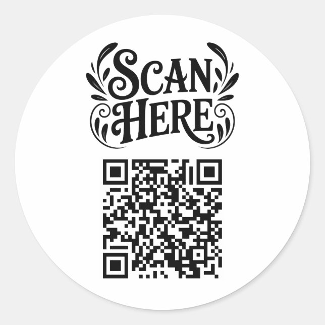 Adesivo Código QR Empresarial (Frente)