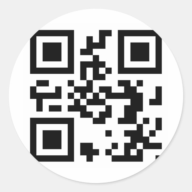 Adesivo Código QR - Obama 2012 (Frente)