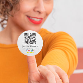 Adesivo Código QR para análises do Google