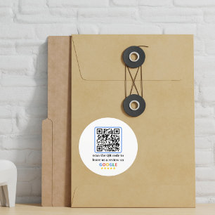 Adesivo Código QR para Avaliações do Google