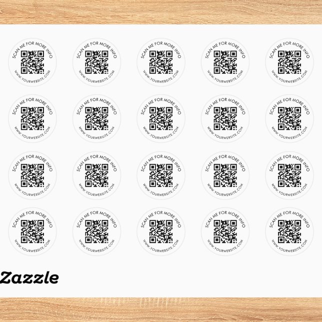 Adesivo Código QR Personalizado (Criador carregado)
