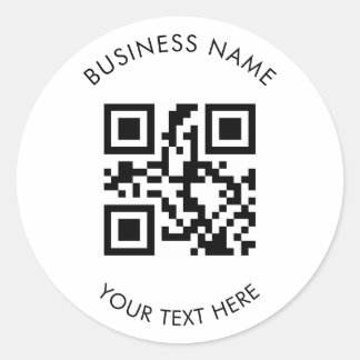 Adesivo Código QR Personalizado Negócios e Promoção de Tex
