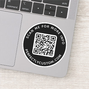 Adesivo Código QR personalizado Procurar mais informações 