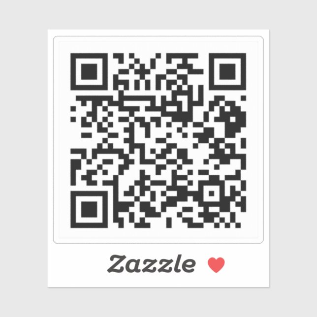 Adesivo código qr, qr, engraçado, meme, código, brincadeir (Folha)