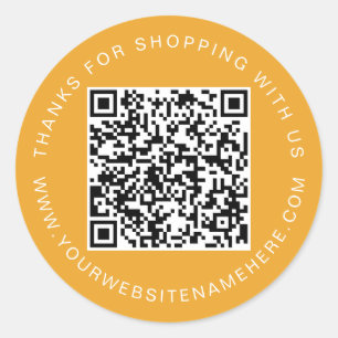 Adesivo Código QR Site para pequenas empresas Mellow Yell