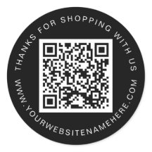 Código QR Site para pequenas empresas Preto