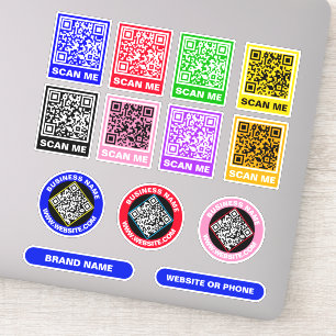 Adesivo Códigos QR exclusivos personalizados - Promocionai