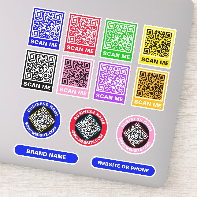 Adesivo Códigos QR exclusivos personalizados - Promocionai (Detalhe)