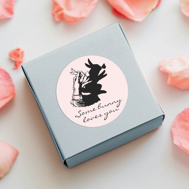 Adesivo Coelhinho Adorável Adorável Adorável Pun Black Han (Criador carregado)