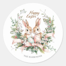 Coelhinho de Páscoa Personalizado, Ovo e Vinheta d