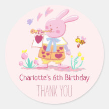 Coelhinho Rosa Queijo na Aquarela do Jardim