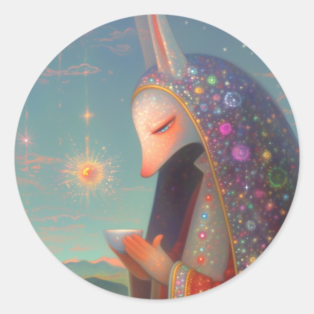Adesivo Coelho Celestial (Frente)
