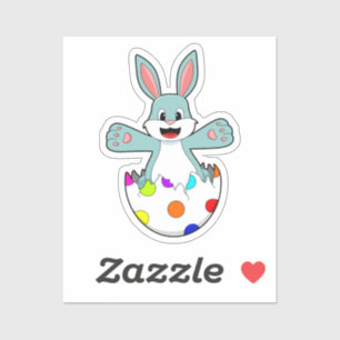 Adesivo Coelho com Ovo