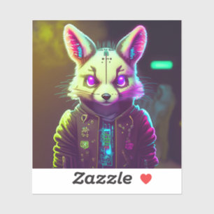 Adesivo Coelho Cyberpunk 2