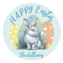 coelho da Páscoa moderno, colorido