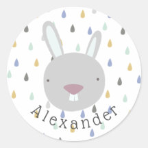 Coelho de Cute de Nome Personalizável