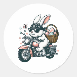 Adesivo Coelho de Motocicleta Ovos de Páscoa de Motociclis