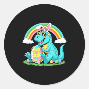 Adesivo Coelho de Ovo de Dinossauro Fofo Feliz Eastrawr T