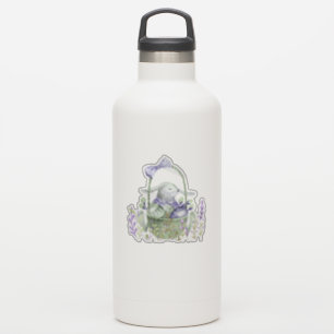 Adesivo Coelho de Páscoa Lavanda, Ovos e Cesta