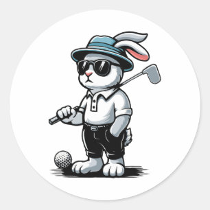 Adesivo Coelho do Golf Punk Golfing
