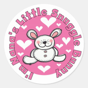 Adesivo Coelho do Snuggle de Nana pouco