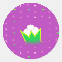 Adesivo coelho escondido