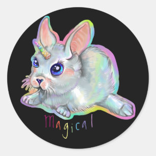 Adesivo Coelho-milho mágico do bebê