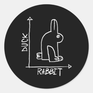 Adesivo Coelho Ou Pato Raiva-Vivo-Vivo-Vivo-Animal Rabbit