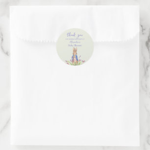 Adesivo Coelho personalizado com jaqueta azul