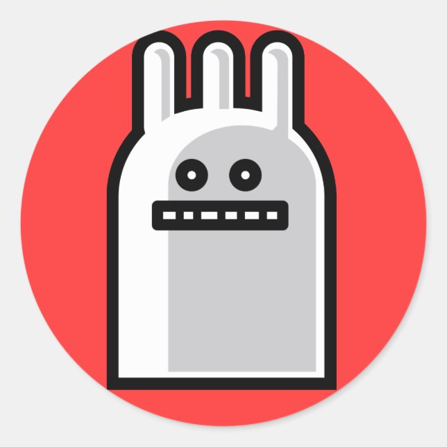 Adesivo Coelho tóxico (Frente)