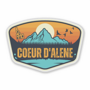 Adesivo Coeur d'Alene, Idaho