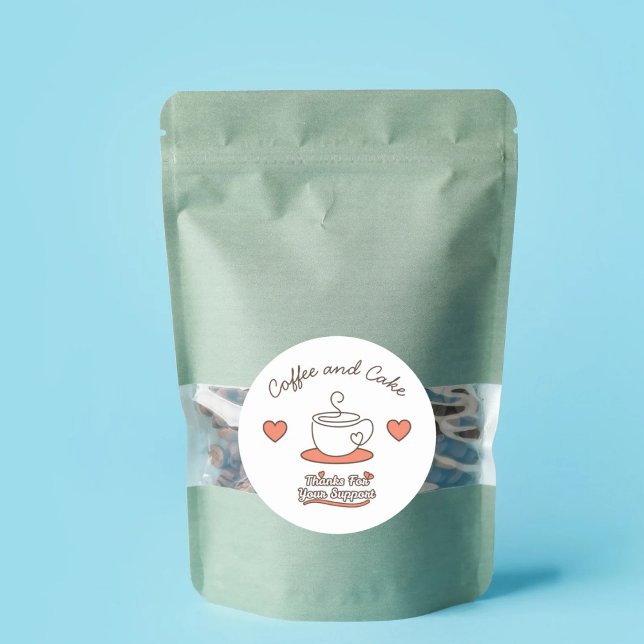 Adesivo Coffee and Cake  (Criador carregado)