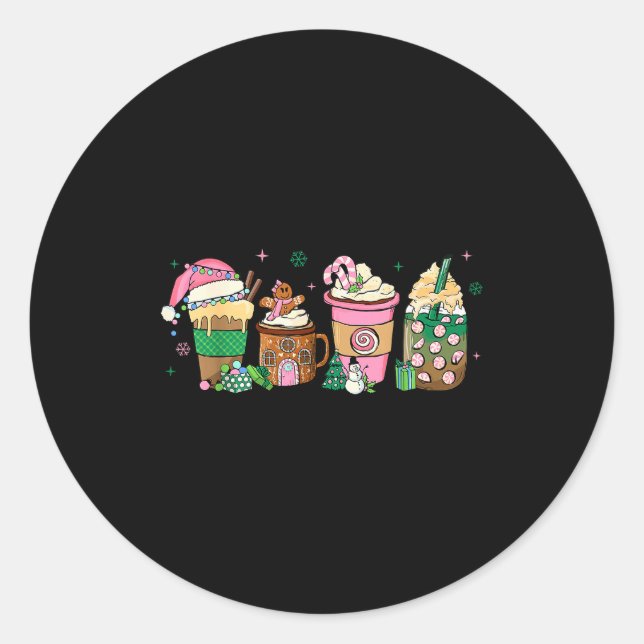 Adesivo Coffee Christmas Gingerbread Nk Women Latte Cozy W (Frente)