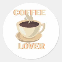 Adesivo Coffee Lover – Cute & Cozy for Caffeine Fans