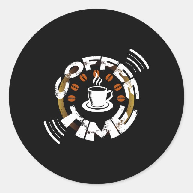 Adesivo Coffee Time (Frente)