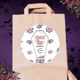 Adesivo Cofin Cofin Rosa Raven Gótica Aniversário