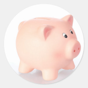 Adesivo Cofre de moedas rosa