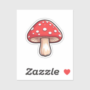 Adesivo Cogumelo de animação